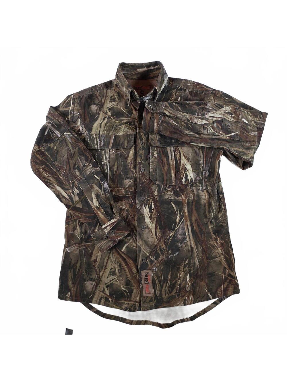 RedHead Silent Hide Men's Small Camouflage Hunting Shirt Brown Outdoor Camo
